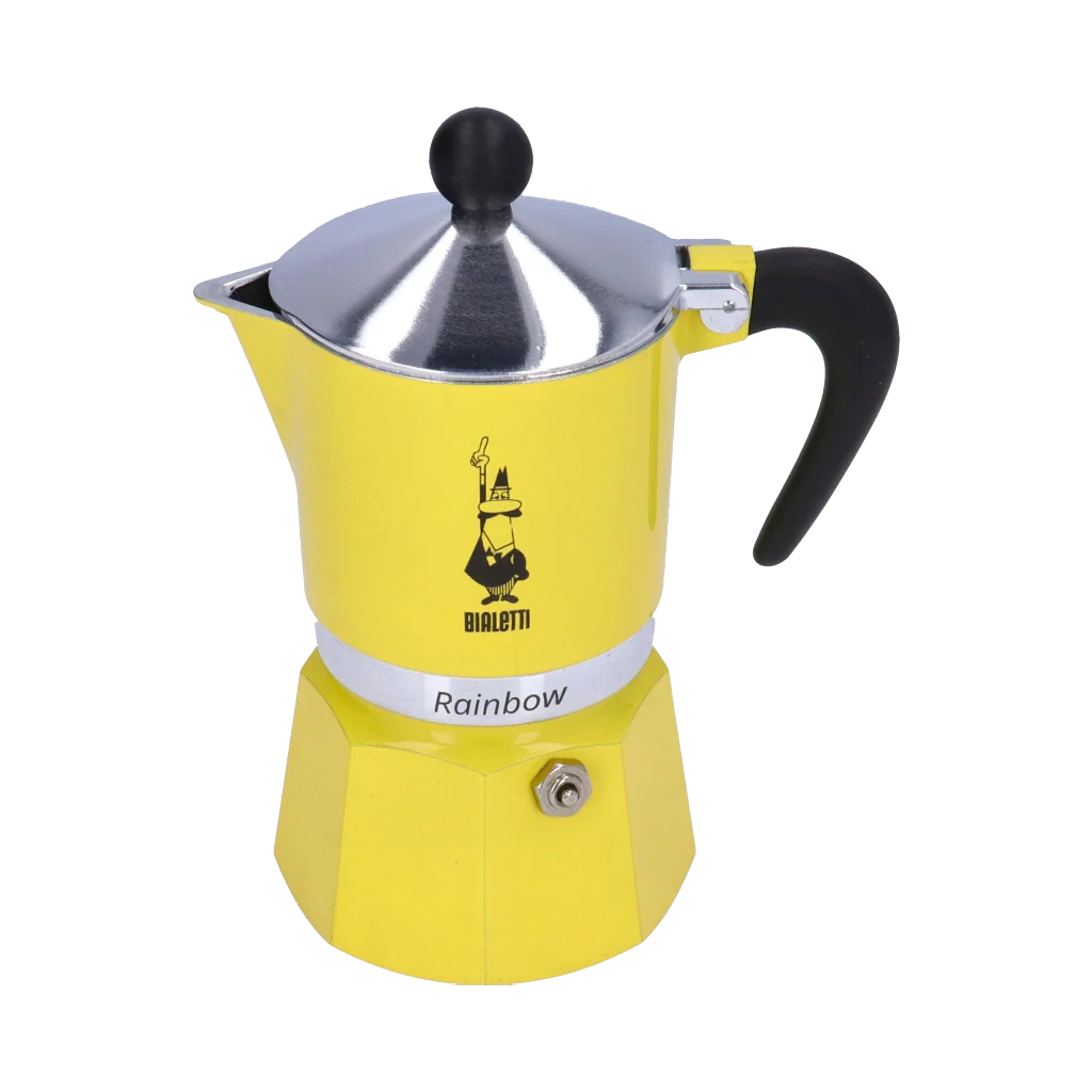 Bialetti Moka Rainbow Stovetop Espresso Maker - 3 cup (150ml) / Green