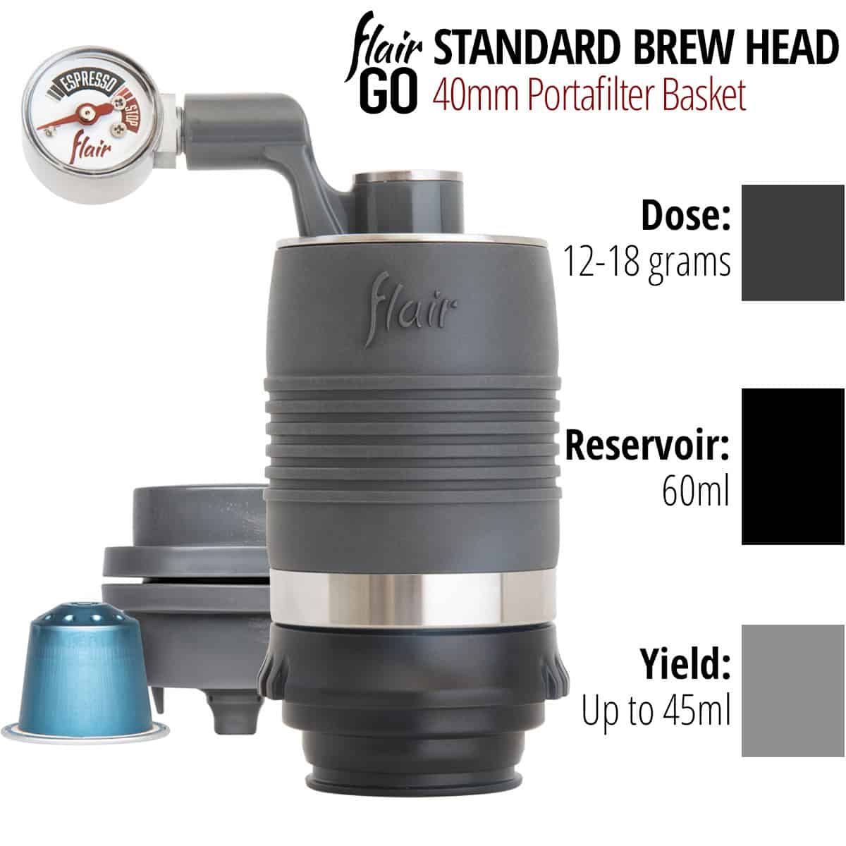 Flair Espresso Flair 2GO Espresso Maker - Green / Grounds - Image 12