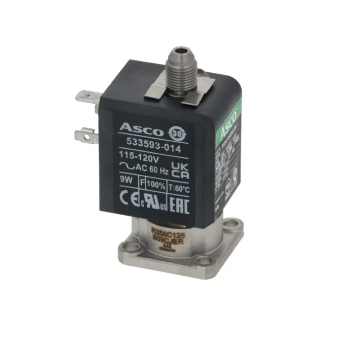 110/120V 60Hz Stainless Steel Three-way Solenoid - Image 2
