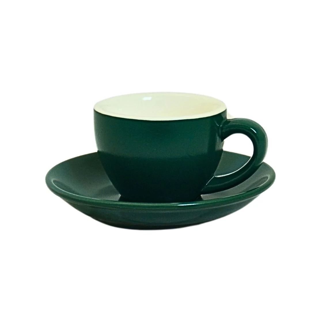 Coffee Addicts Espresso Cup & Saucer (80ml, 2.7oz) - Image 9