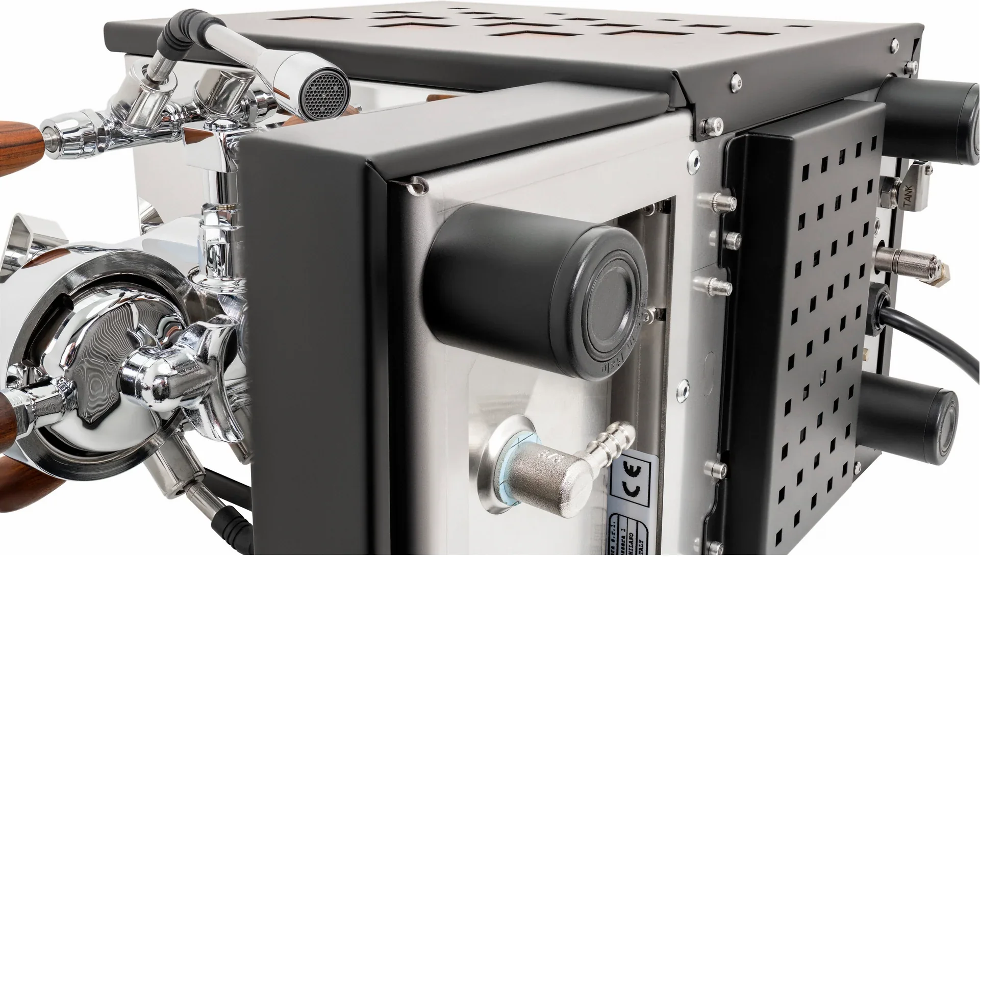 Bezzera Aria TOP Espresso Machine - Black / Rosewood - Image 7