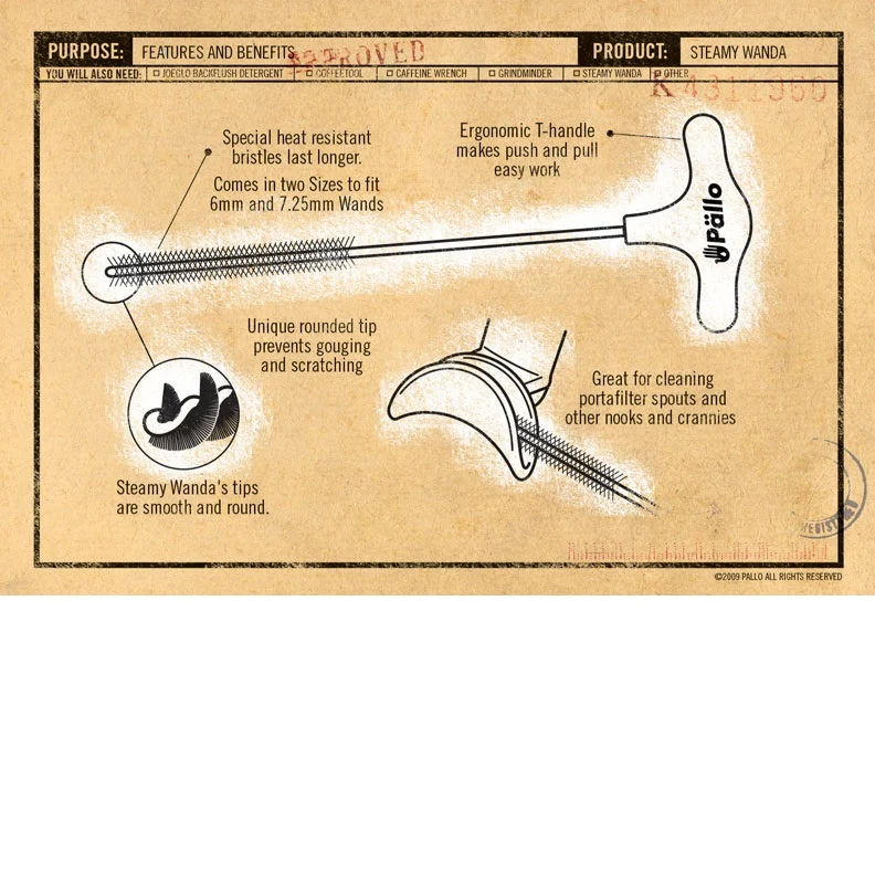 Pallo Steamy Wanda Green Small (6mm ID Wand) - Image 2